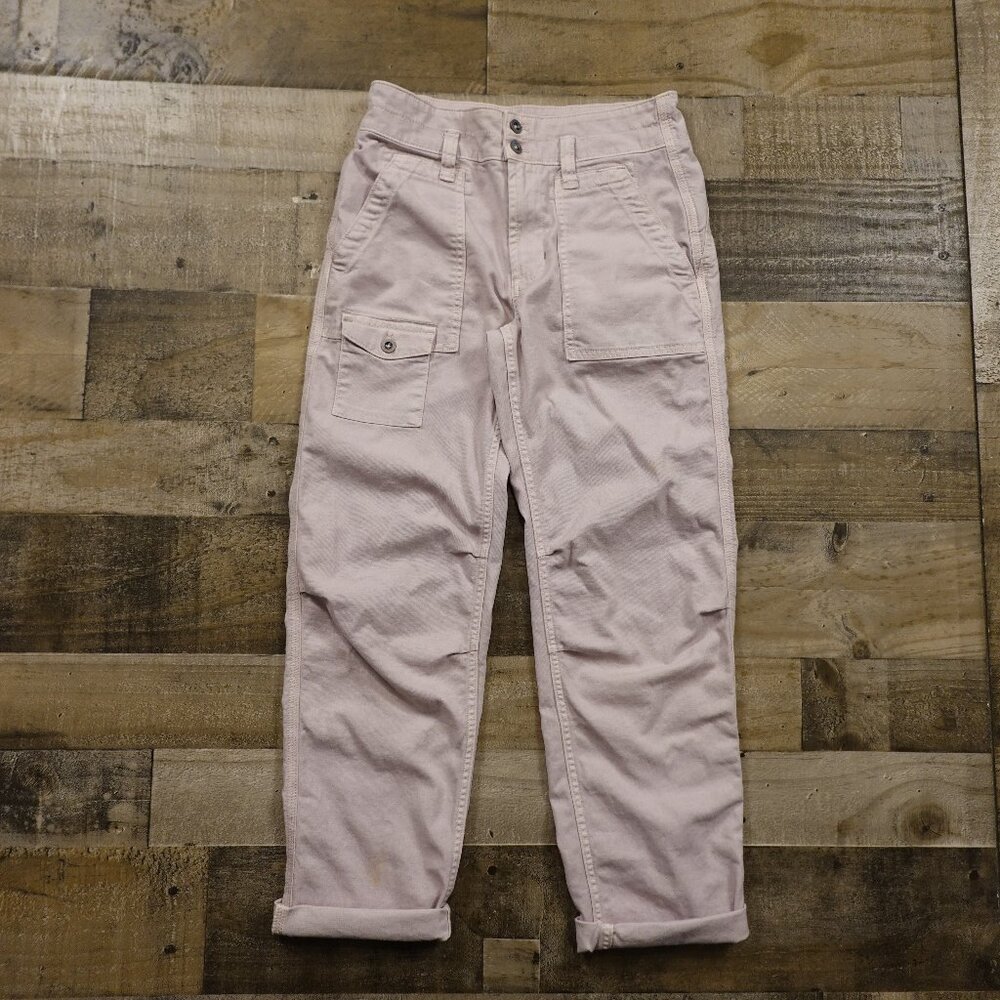 Anthropologie‎ Wanderer Utility Pants Women’s 26 Blush Pink Cargo Casual
